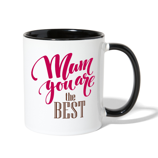 Best Mum Coffee Mug white black Loyalty Vibes