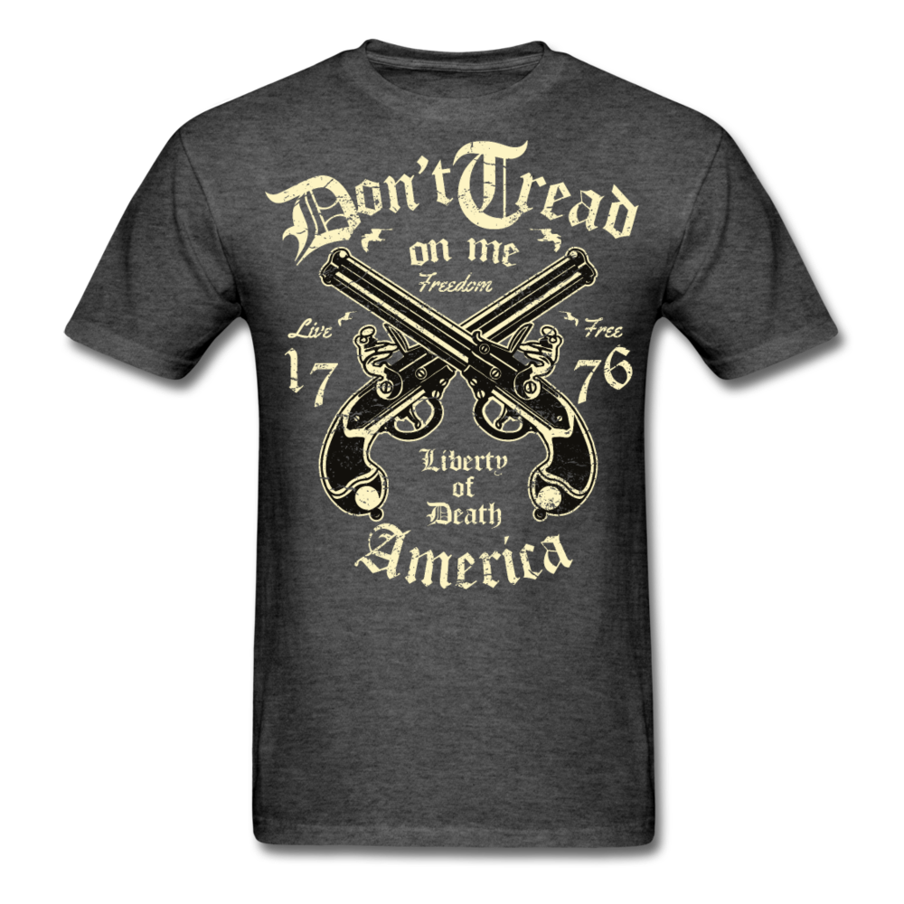 Liberty Of America T-Shirt Heather Black Loyalty Vibes