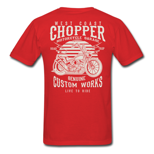 Genesis Motorcycle T-Shirt red Loyalty Vibes