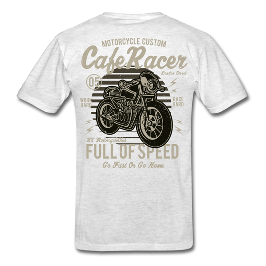 Thunder Racer Motorcycle T-Shirt light heather gray Loyalty Vibes