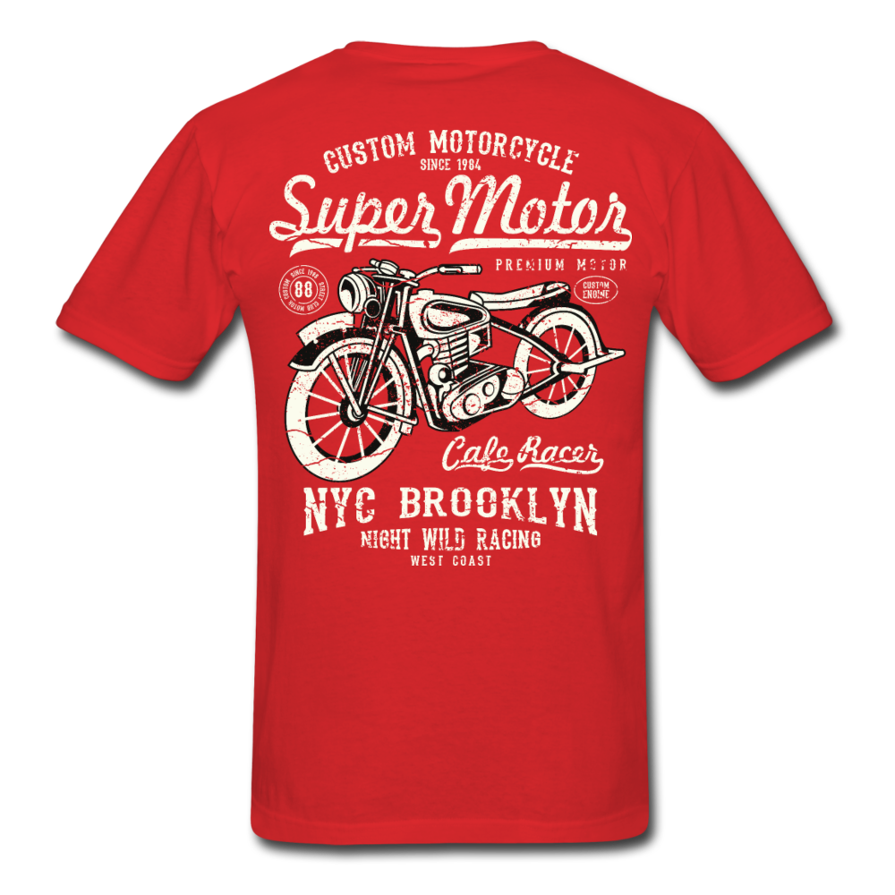 Classic Voltage Motorcycle T-Shirt red - Loyalty Vibes
