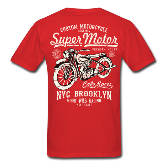 Classic Voltage Motorcycle T-Shirt red Loyalty Vibes