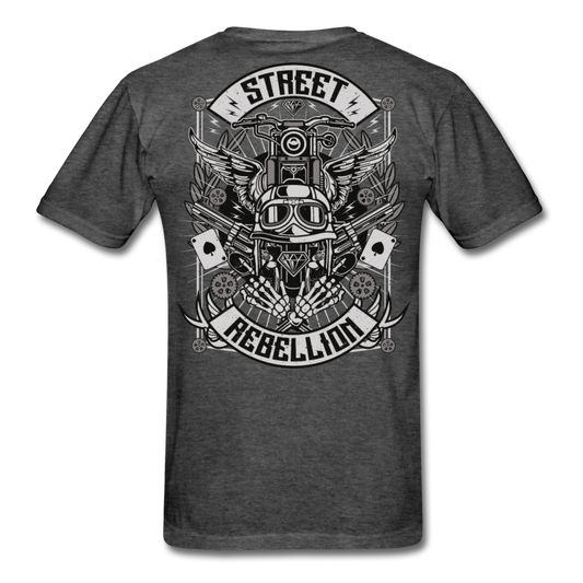 Wild Spade Motorcycle T-Shirt heather black Loyalty Vibes