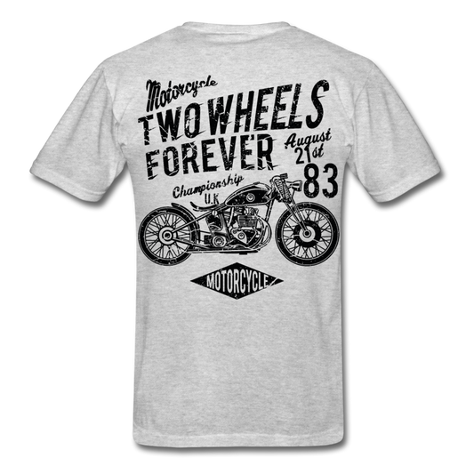 Collector Motorcycle T-Shirt Heather Gray Loyalty Vibes