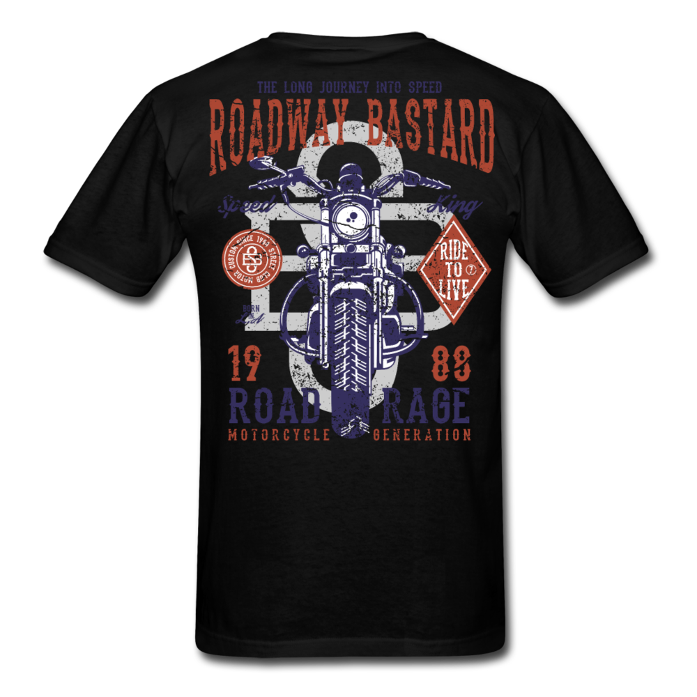 Journey King Motorcycle T-Shirt black - Loyalty Vibes