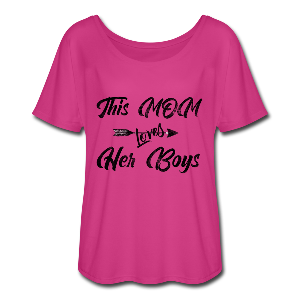Loyalty Vibes Proud To Be A Boy Mom Shirt dark pink