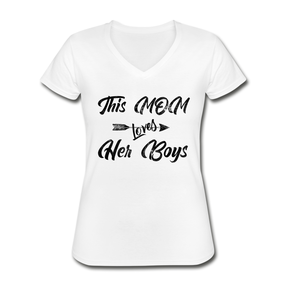 Proud To Be A Boy Mom T-Shirt white Loyalty Vibes