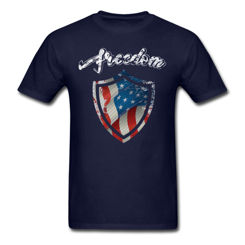 Loyalty Vibes Freedom Warrior T-Shirt Navy Blue Loyalty Vibes