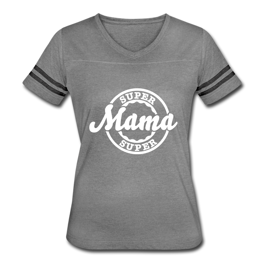 Super Mama Sport Tee heather gray charcoal - Loyalty Vibes