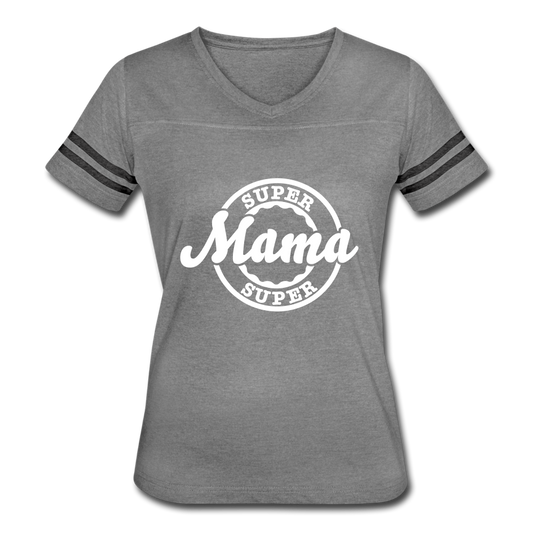 Super Mama Sport Tee heather gray charcoal Loyalty Vibes