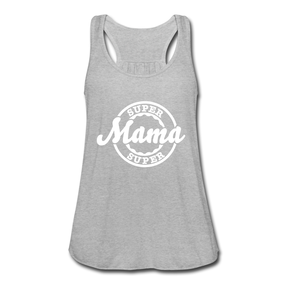 She's A Super Mama Tank Top heather gray Loyalty Vibes