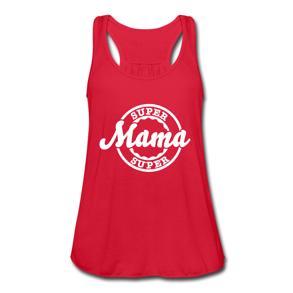 She's A Super Mama Tank Top red Loyalty Vibes