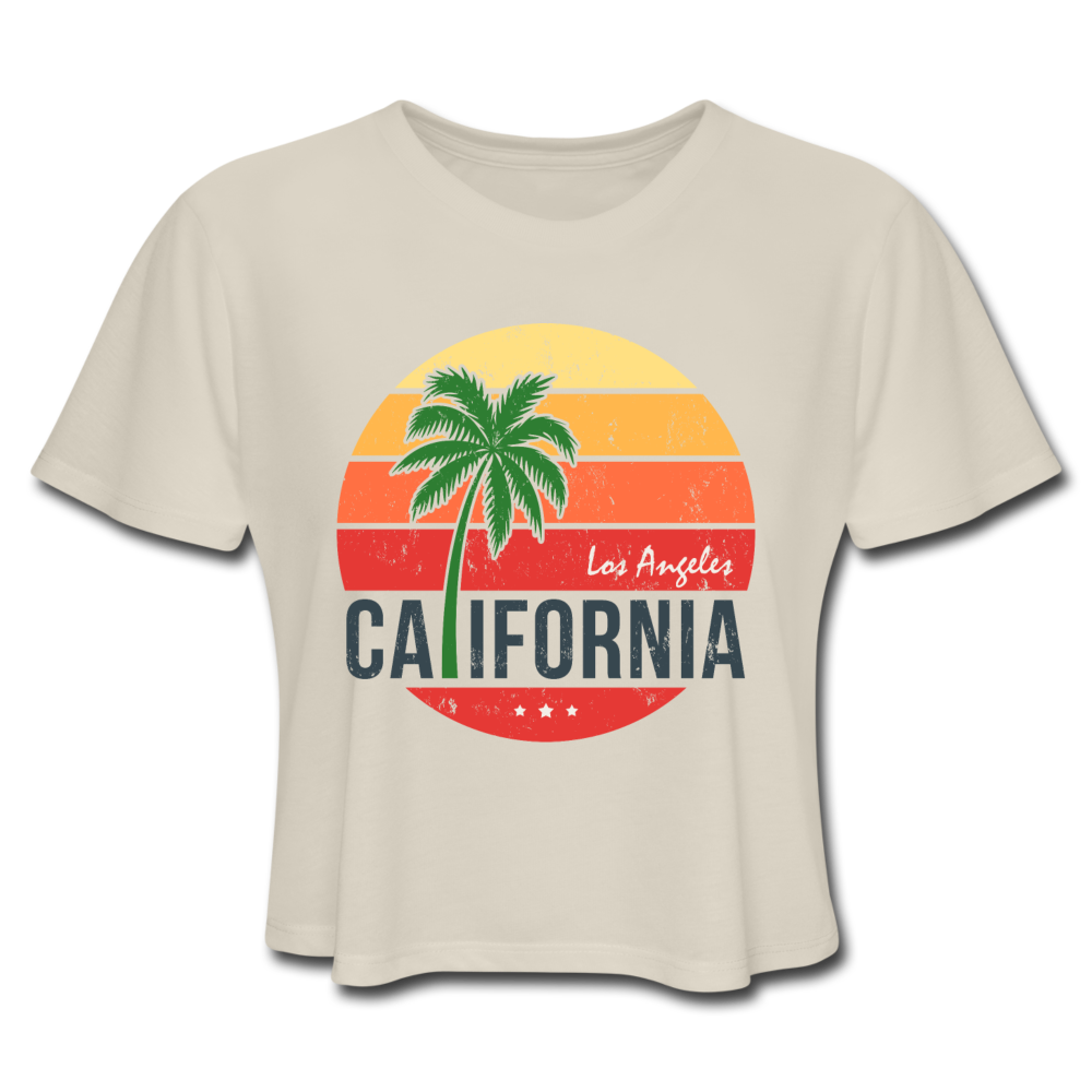 Loyalty Vibes California Living Crop Top dust