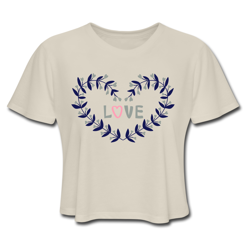 Blossom Of Love Crop Top dust Loyalty Vibes