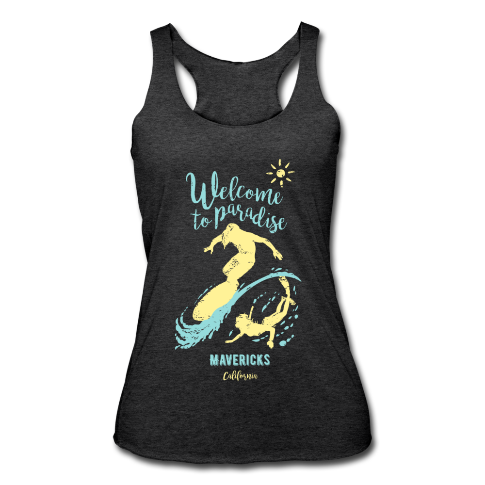 California Tides Tank Top heather black - Loyalty Vibes