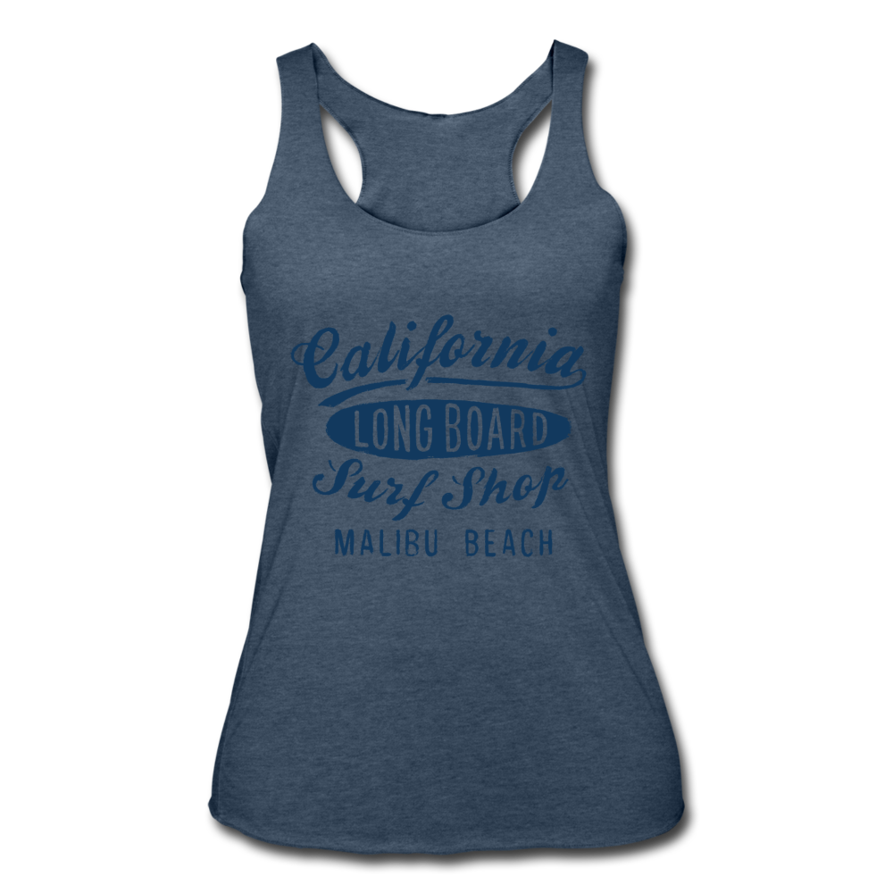 Malibu Beach Tank Top heather navy Loyalty Vibes