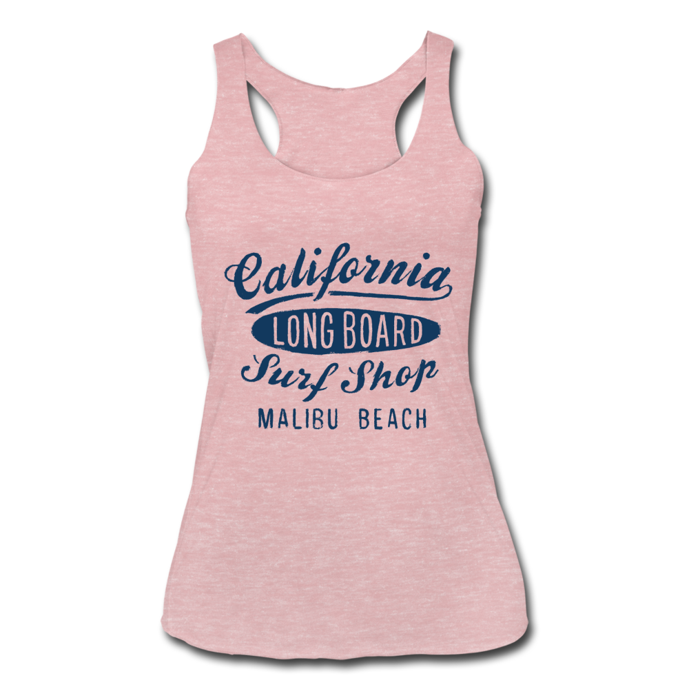 Malibu Beach Tank Top heather dusty rose Loyalty Vibes