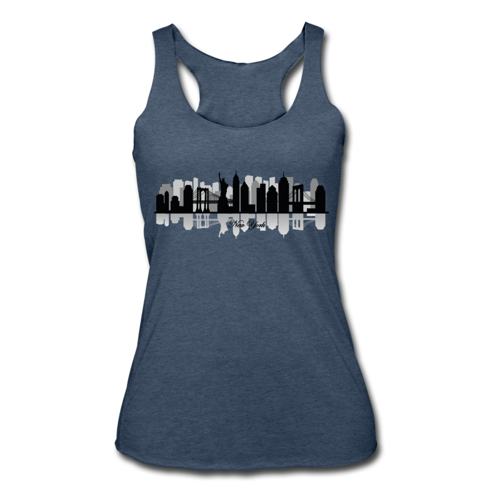 New York Tank Top heather navy - Loyalty Vibes