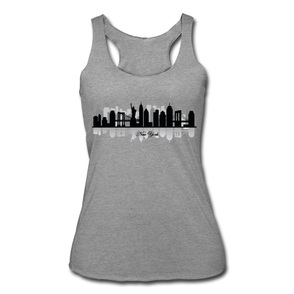New York Tank Top heather gray - Loyalty Vibes