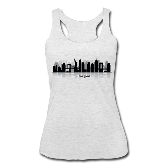 New York Tank Top heather white Loyalty Vibes