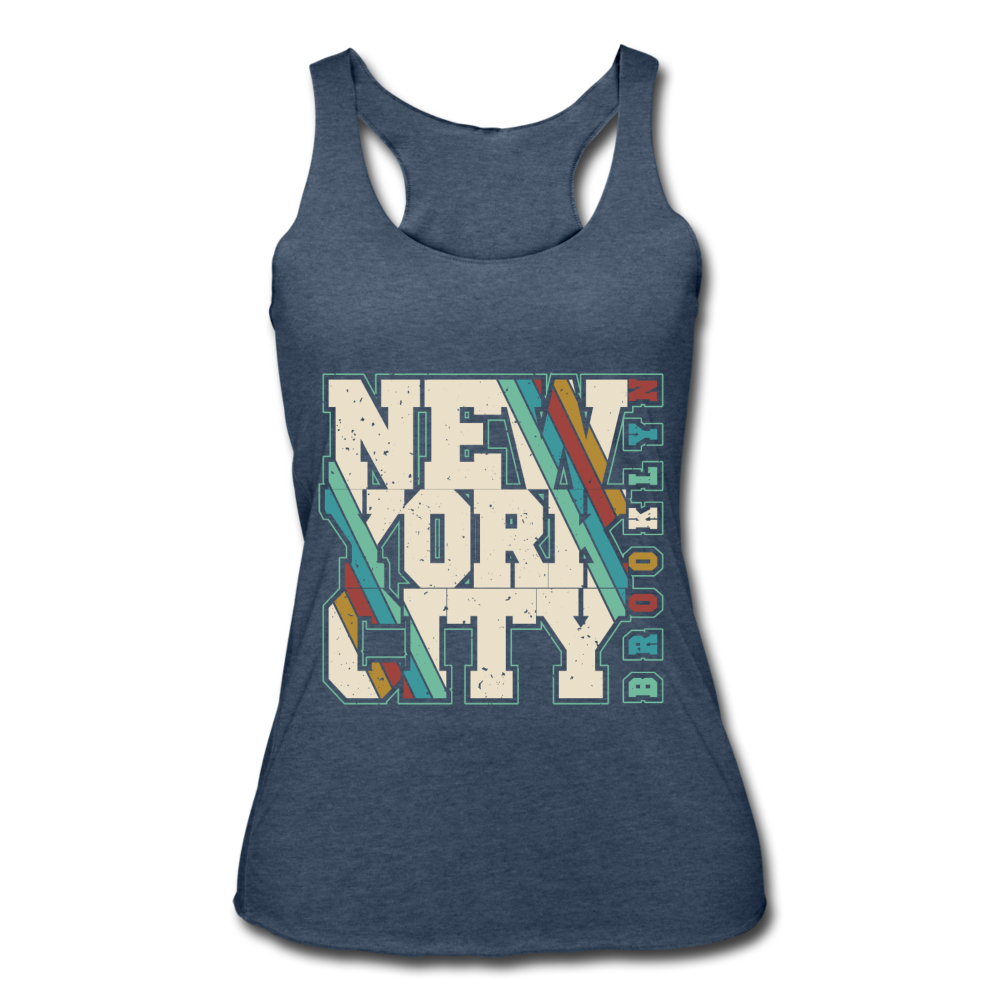 Brooklyn Tank Top heather navy Loyalty Vibes