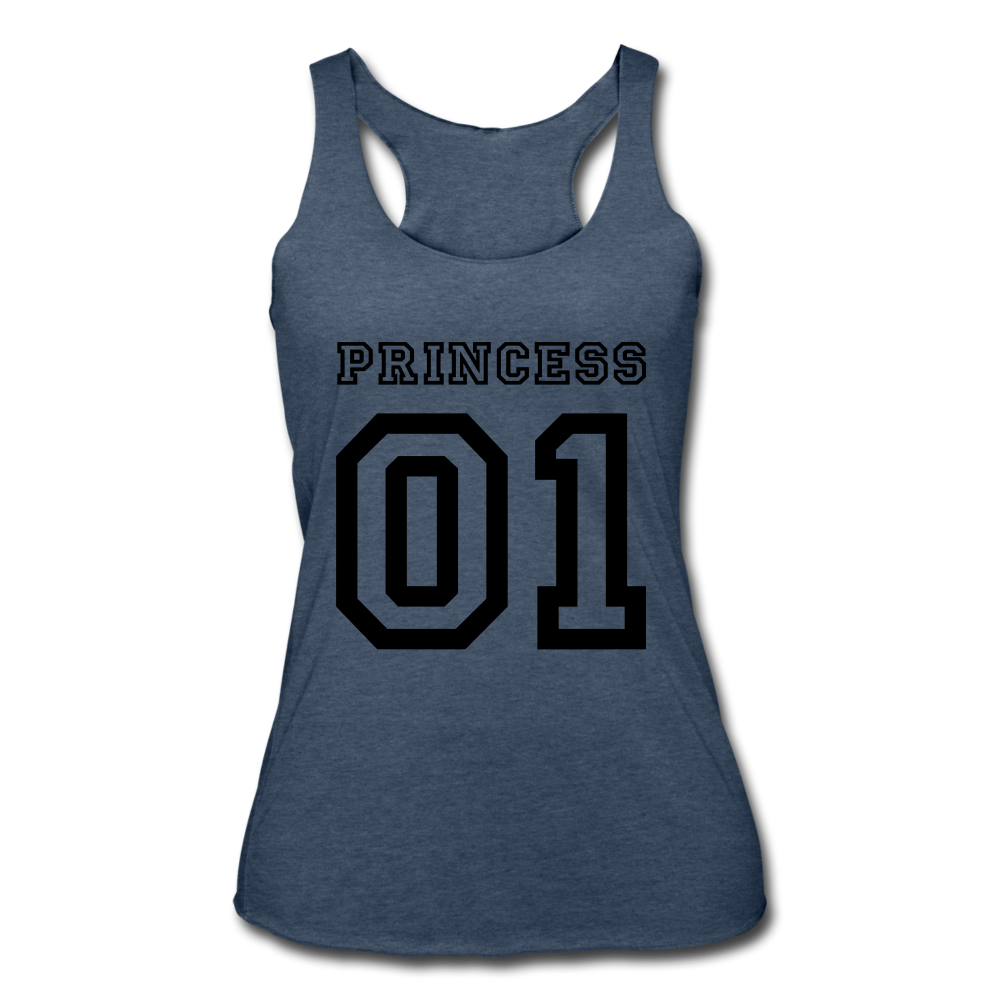 Princess Tank Top heather navy Loyalty Vibes