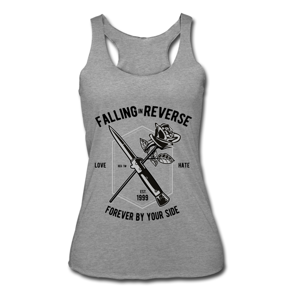 Forever By Your Side Tank Top heather gray Loyalty Vibes