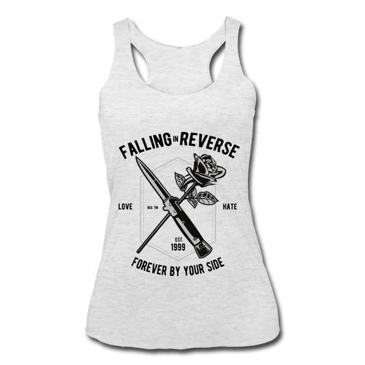 Forever By Your Side Tank Top heather white Loyalty Vibes