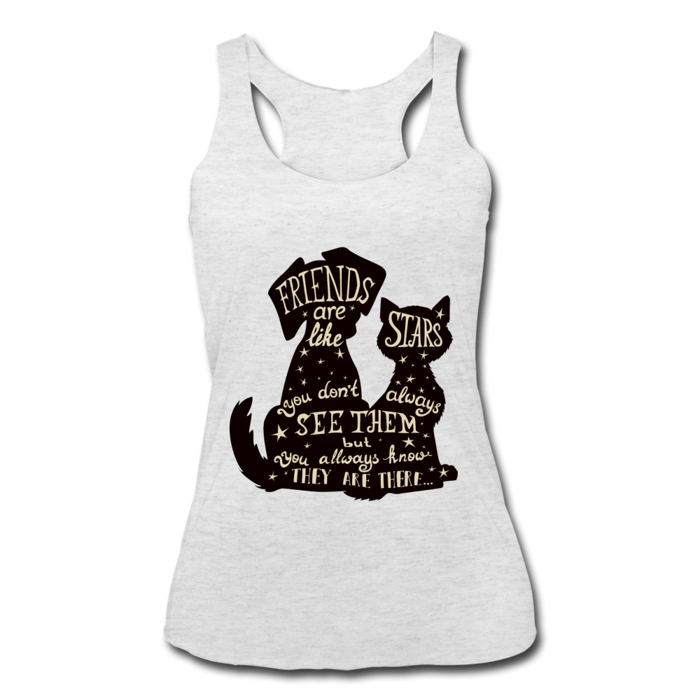 Always Best Friends Tank Top heather white - Loyalty Vibes