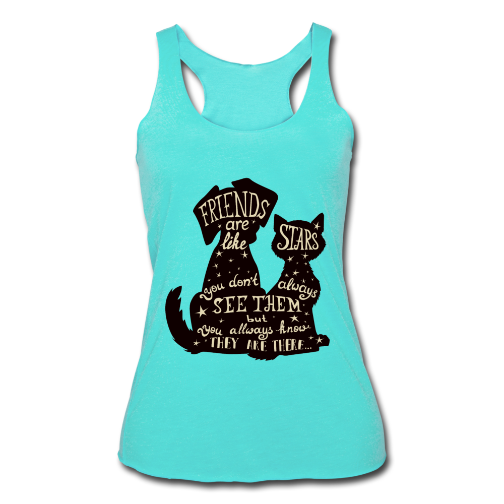 Always Best Friends Tank Top turquoise - Loyalty Vibes