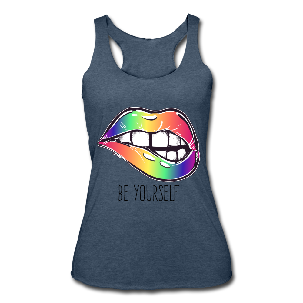 Be Yourself Tank Top heather navy Loyalty Vibes