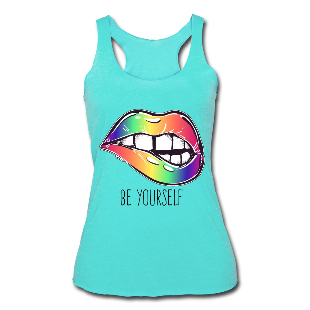 Be Yourself Tank Top turquoise Loyalty Vibes