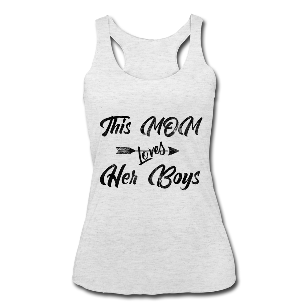 This Mom Loves Her Boys Tank Top heather white Loyalty Vibes