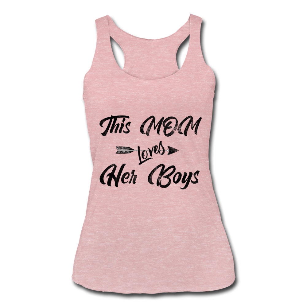 This Mom Loves Her Boys Tank Top heather dusty rose Loyalty Vibes
