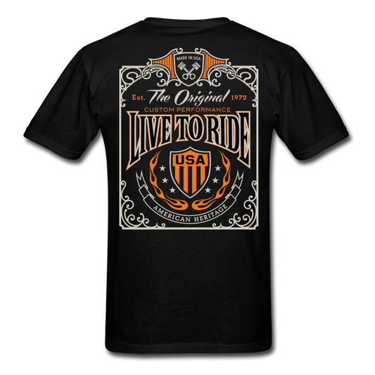 Original Rider Motorcycle T-Shirt black Loyalty Vibes