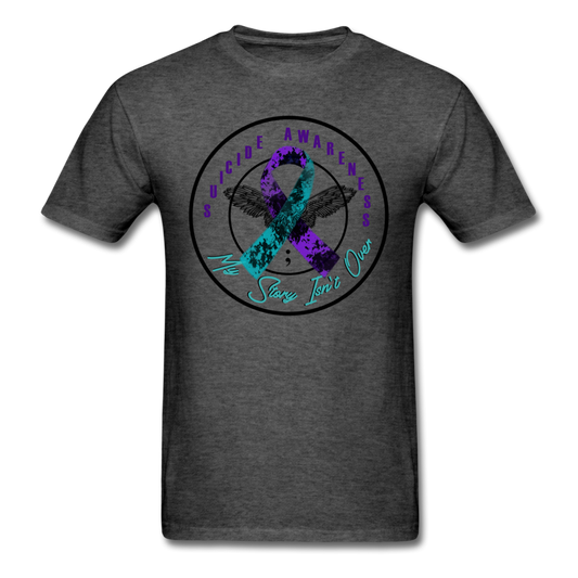 Suicide Prevention My Story T-Shirt heather black Loyalty Vibes