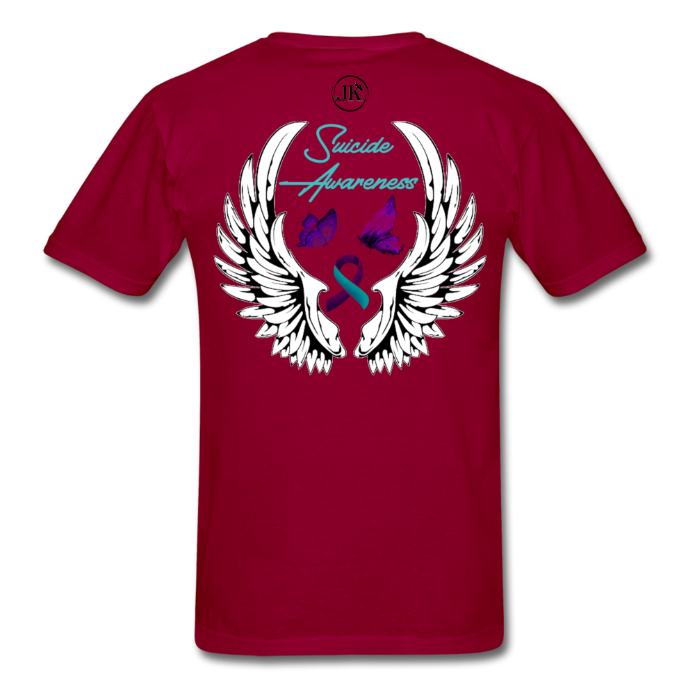 Suicide Battle T-Shirt dark red - Loyalty Vibes