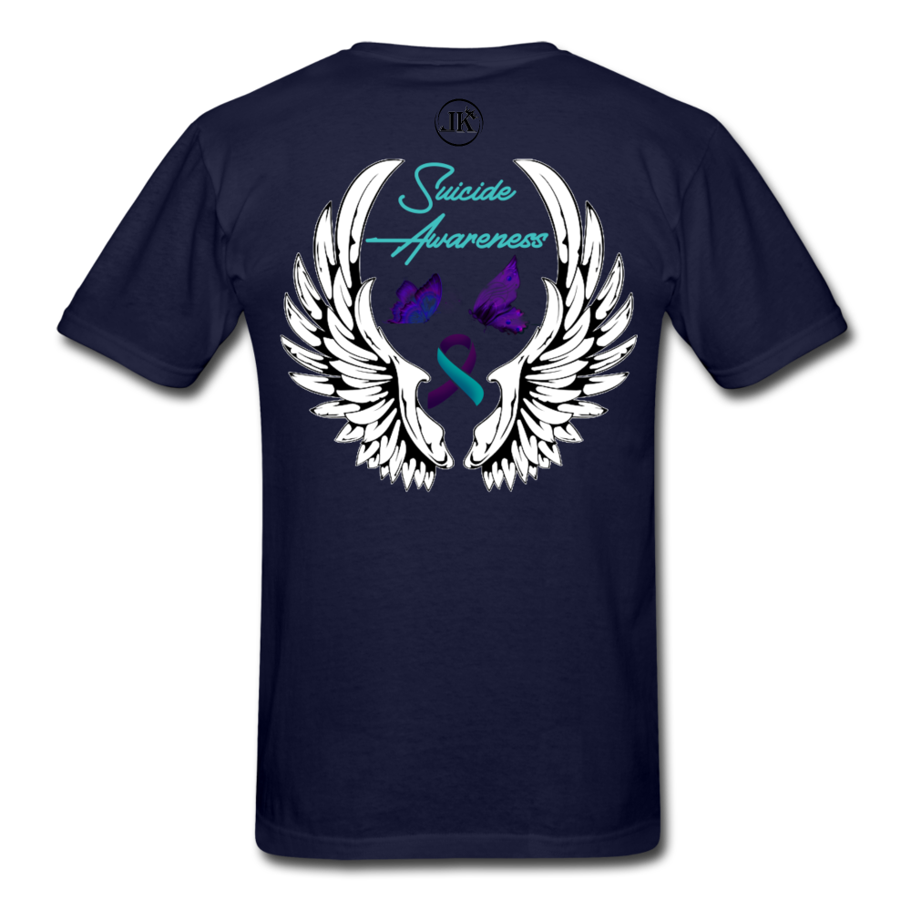 Suicide Battle T-Shirt navy - Loyalty Vibes