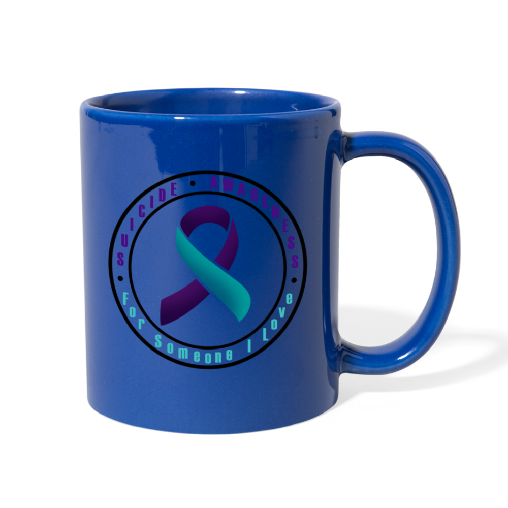 Suicide Awareness Mug royal blue Loyalty Vibes