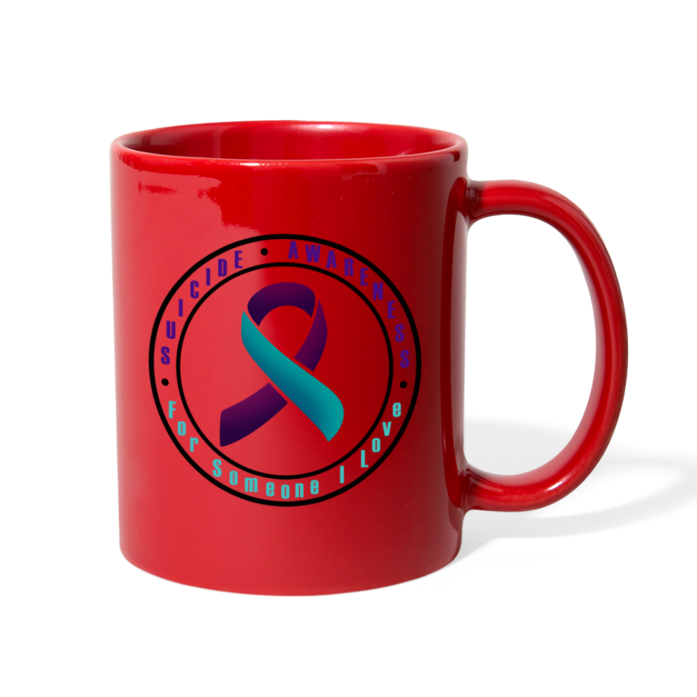 Suicide Awareness Mug red Loyalty Vibes