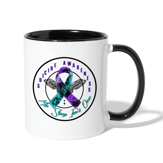 Suicide Awareness Coffee Mug white black Loyalty Vibes