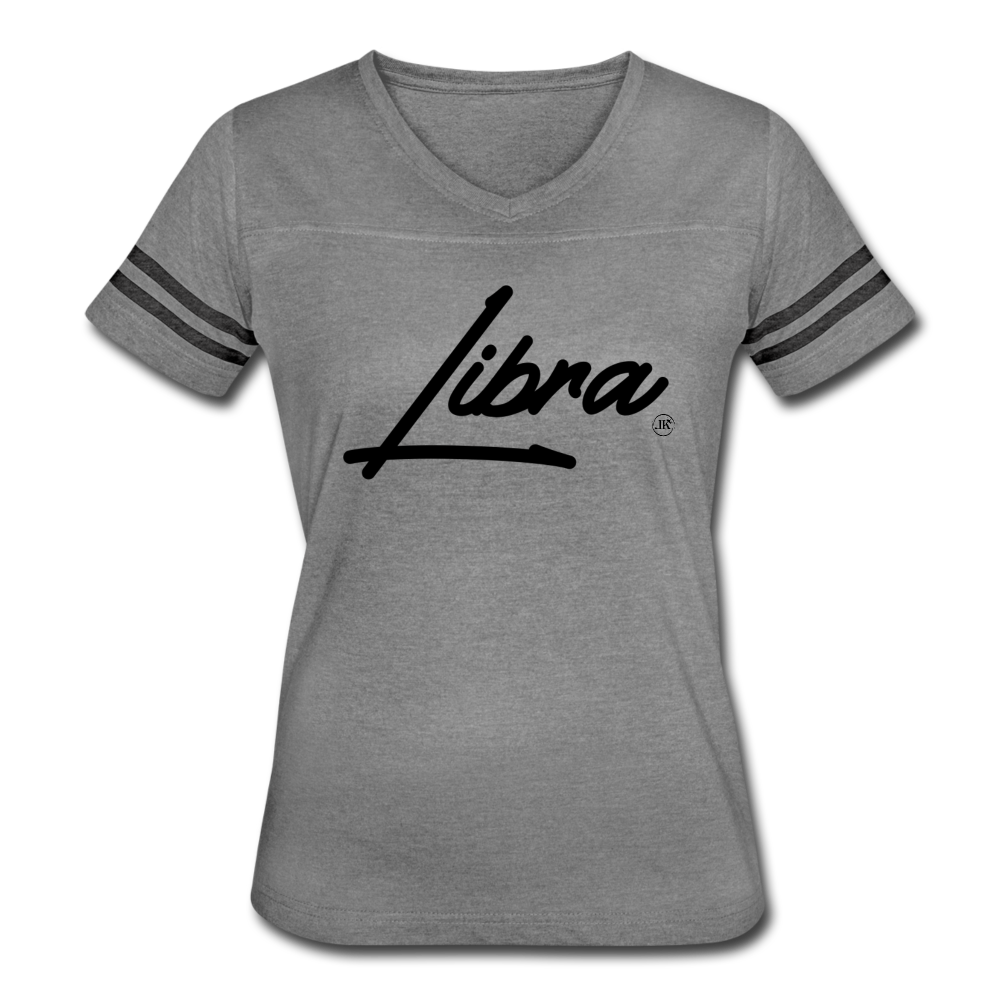 Women’s Sassy Libra Sport T-Shirt heather gray charcoal - Loyalty Vibes