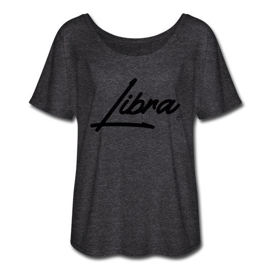 Sassy Libra Women’s Off The Shoulder Top charcoal gray Loyalty Vibes