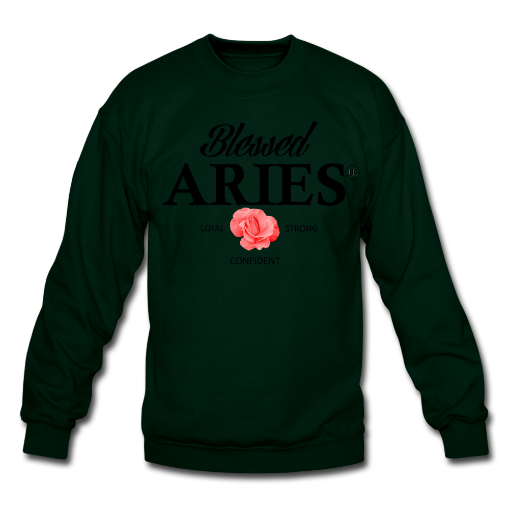 Blessed Aries Unisex Sweatshirt Loyalty Vibes