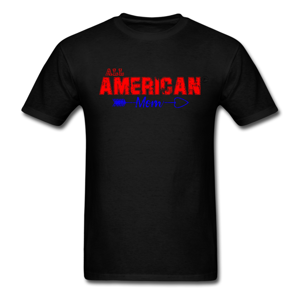 Loyalty Vibes All American Mom T-Shirt black