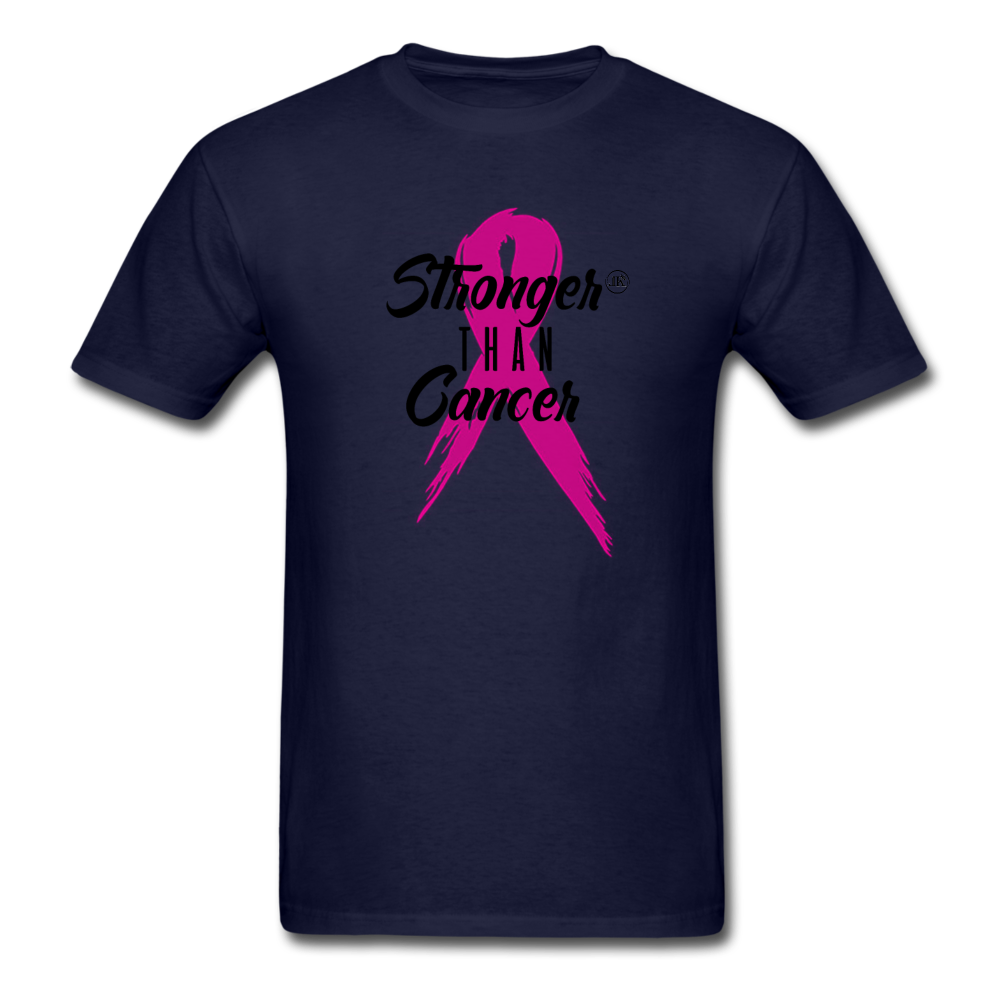 Stronger Than Cancer Unisex T-Shirt navy Loyalty Vibes