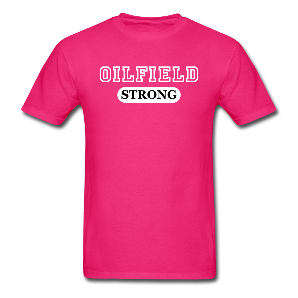 Loyalty Vibes Loyalty Vibes Classic Oilfield Strong T-Shirt fuchsia
