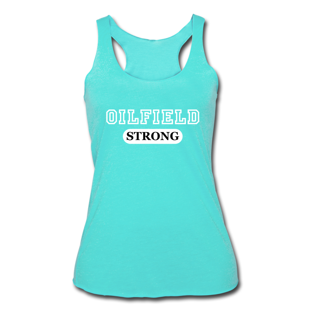 Classic Oilfield Strong Tank Top turquoise - Loyalty Vibes