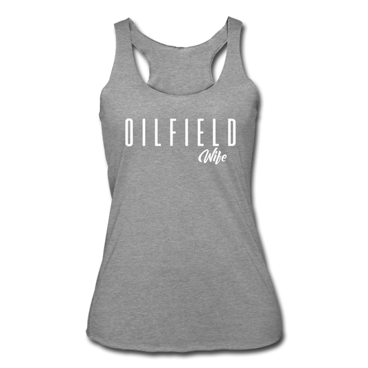 Oilfield Wife Tank Top heather gray Loyalty Vibes