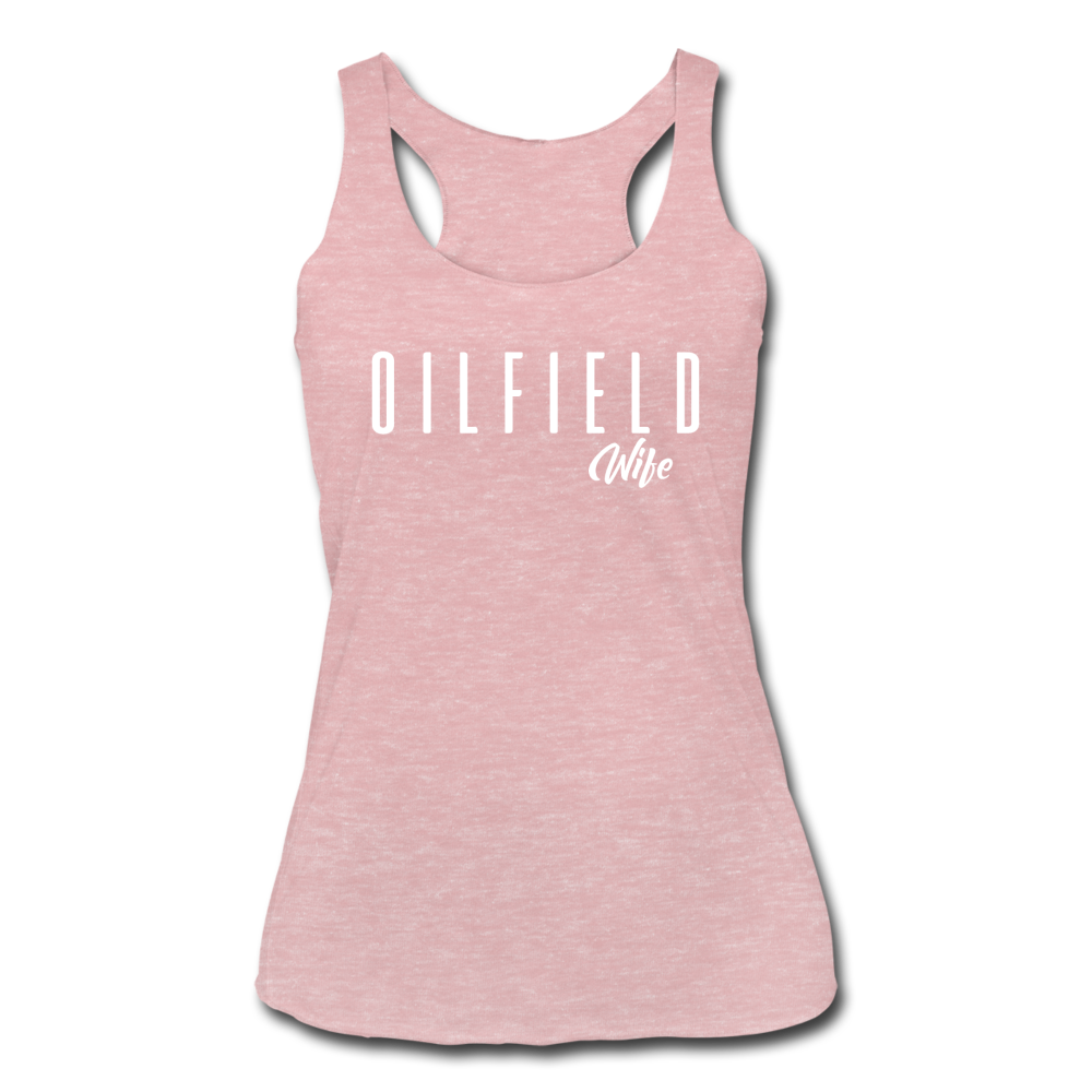 Loyalty Vibes Oilfield Wife Tank Top heather dusty rose